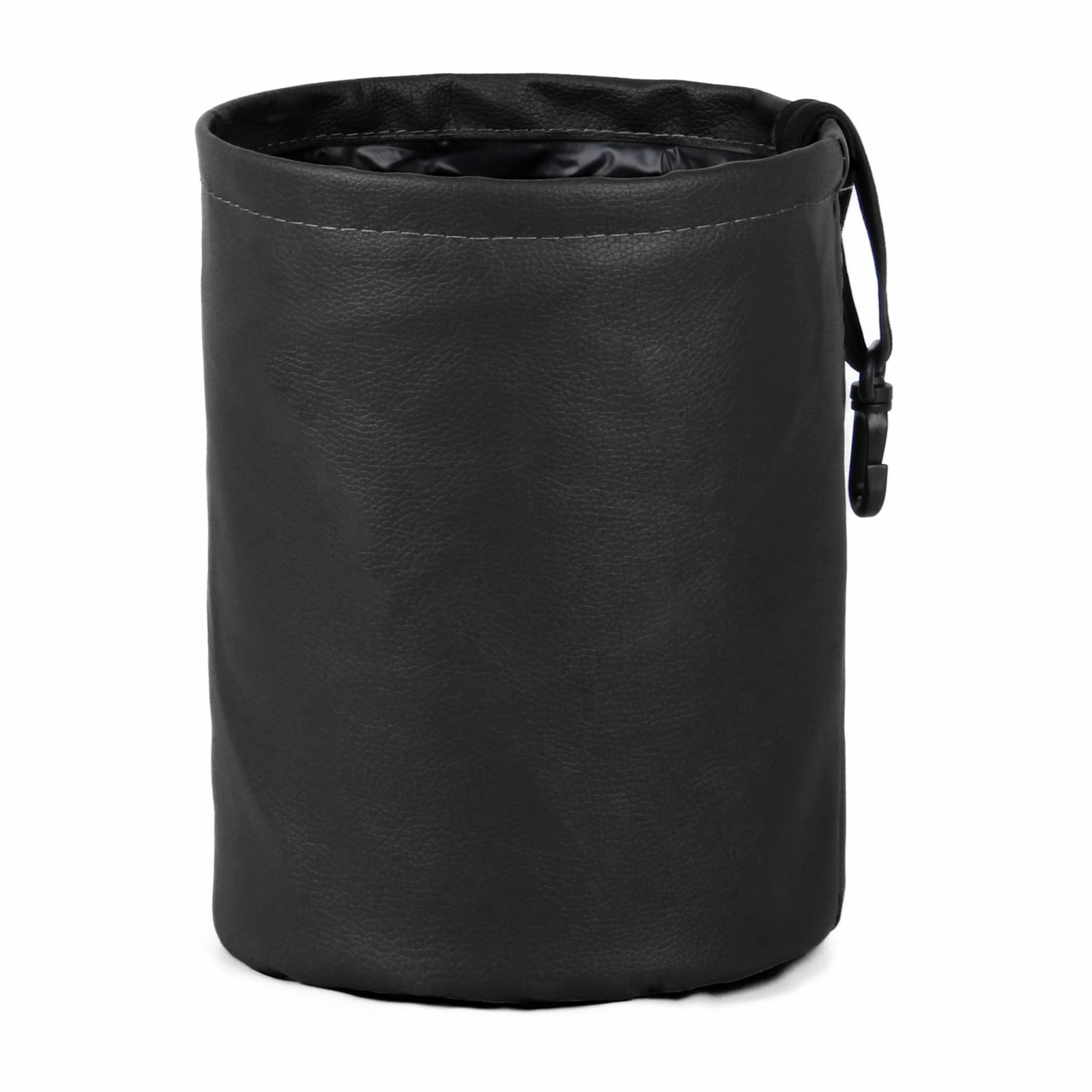 Car Trash Can Foldable PU Leather Car Garbage Can Waterproof Portable Multifu…