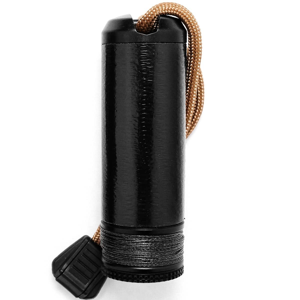 Lightweight Bushcraft Survival Repair Kit with FireCord Lanyard for First Aid, F