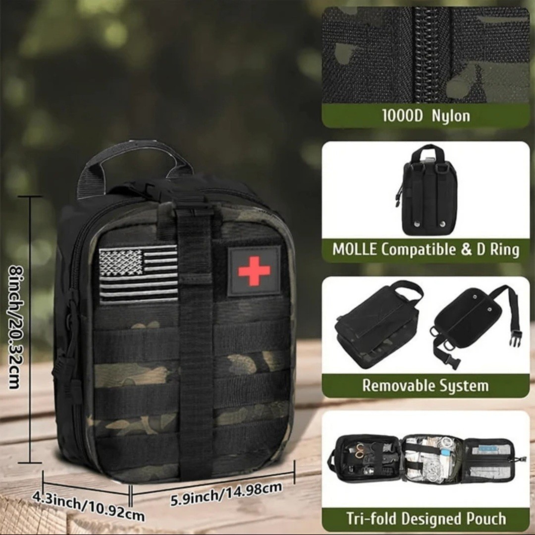 180 Pcs Multi-Purpose Emergency Survival Kit