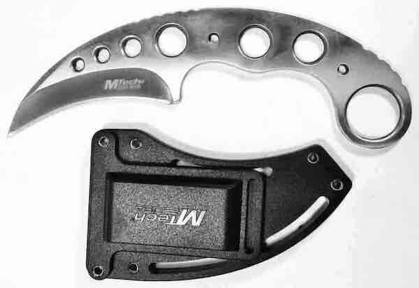 Stainless Steel Karambit Fixed – Kydex Sheath + Bear Claw Karambit Knife
