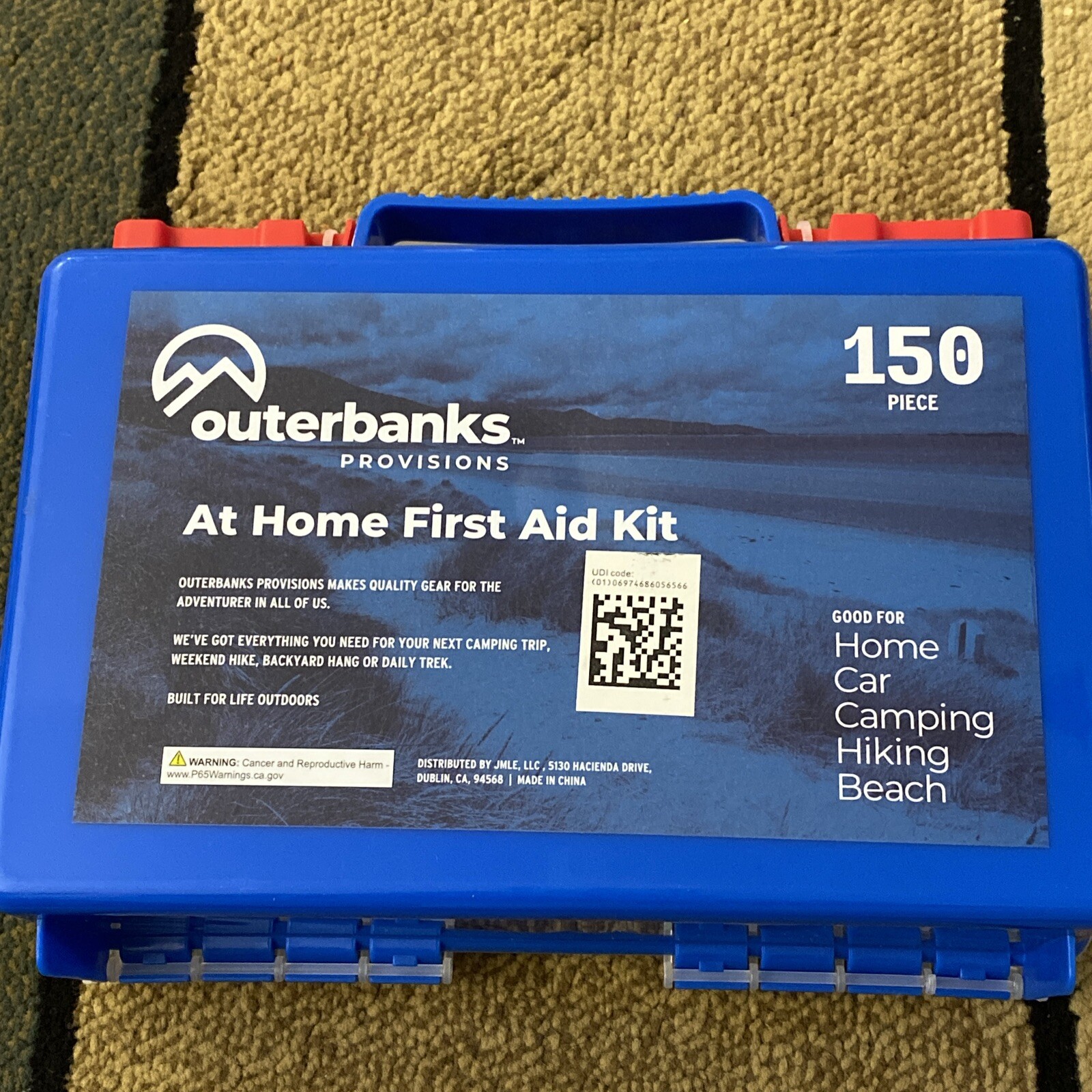 Outerbanks Provisions At Home First Aid Kit 150 piece Good for Camping/Beach F/S