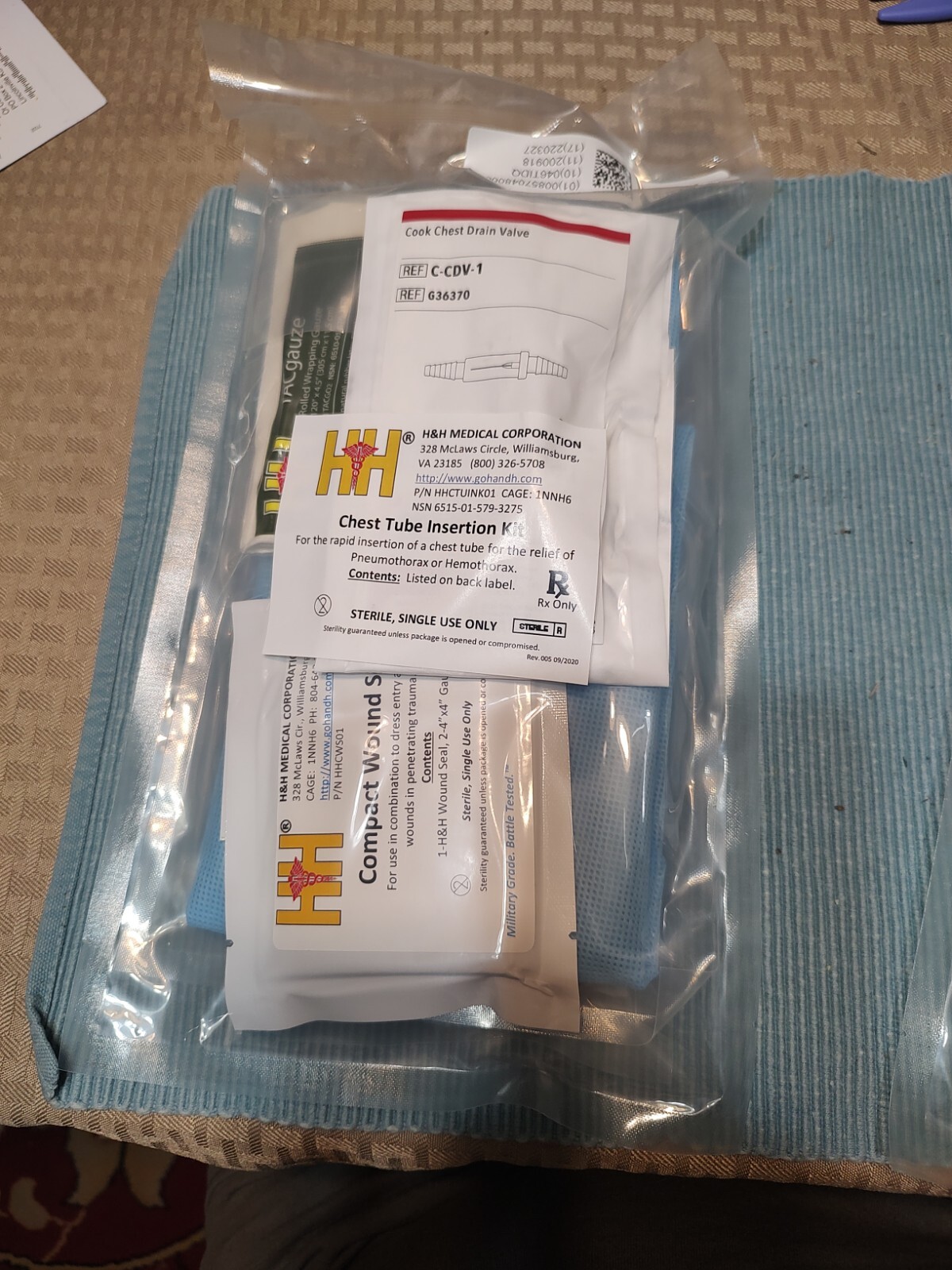 H&H Emergency Chest Tube Insertion Kit