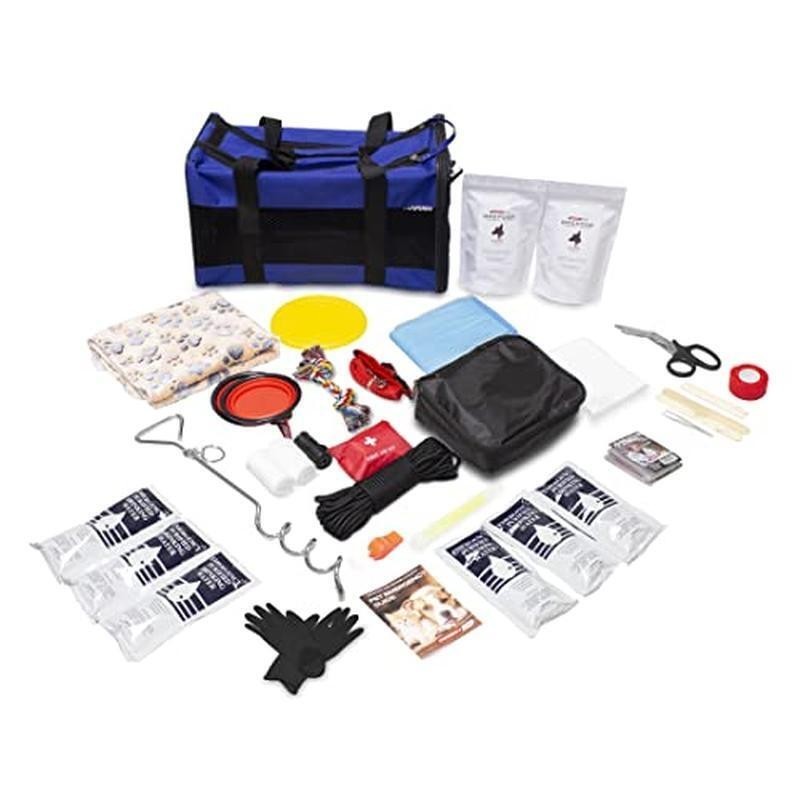Small Dog Emergency Survival Kit First Aid Travel Food Water Blanket Toys New