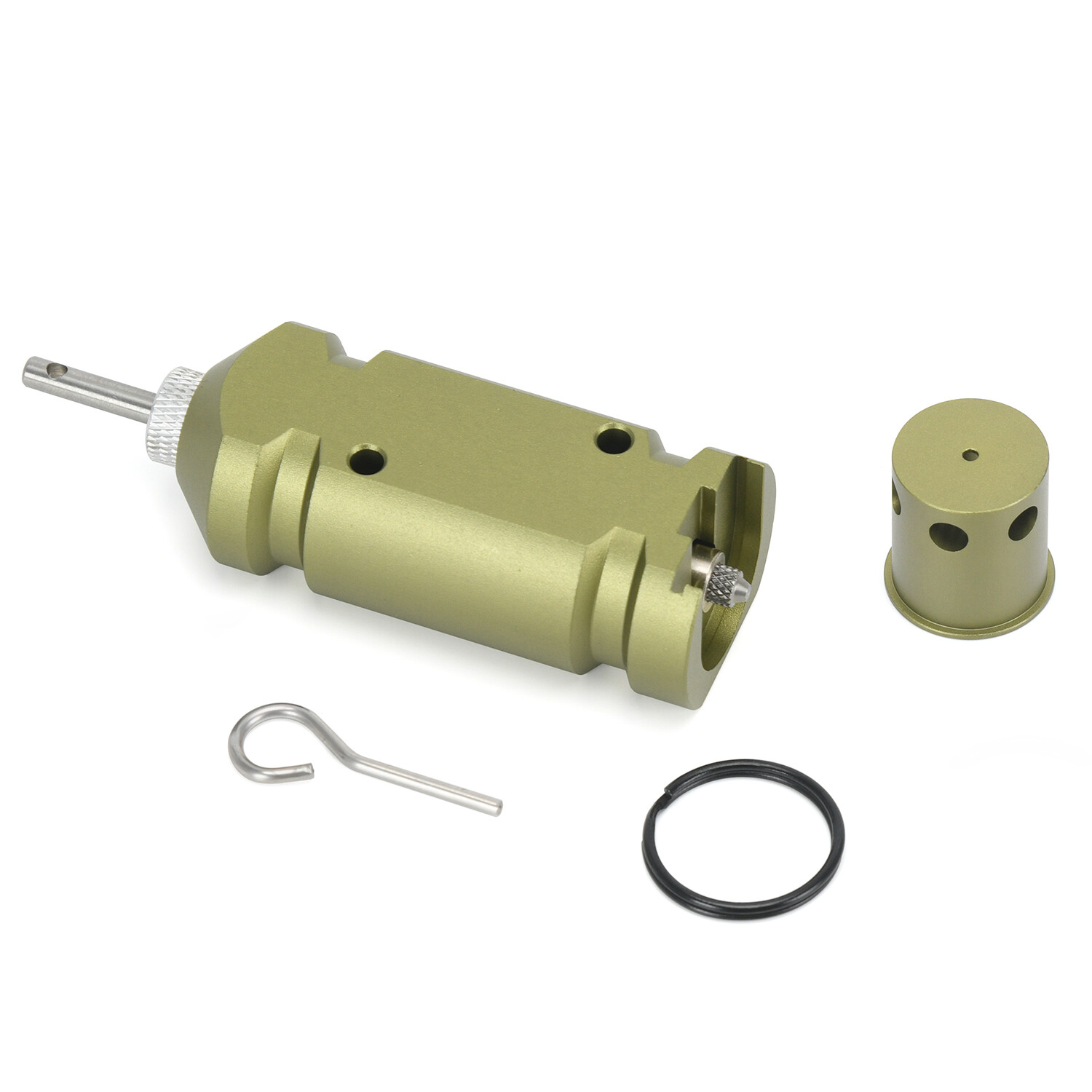Perimeter Trip Alarm Aluminum Alloy Camp Safe Perimeter Trip Wire Alarm Green
