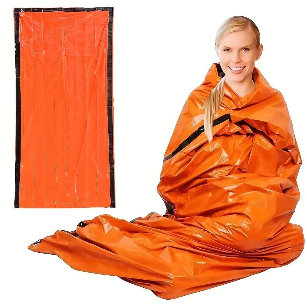 Portable Waterproof Emergency Survival Sleeping Bag Outdoor Edc Camping Gear