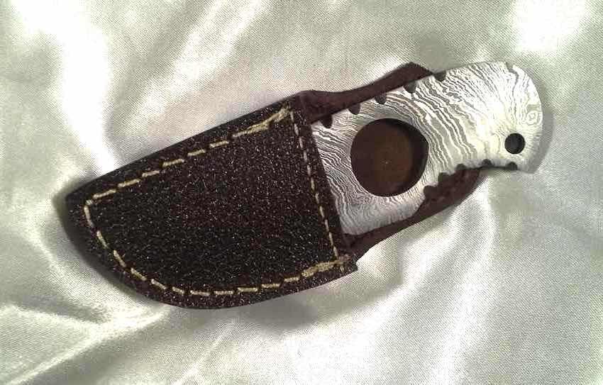 Damascus Steel Hawkbill Karambit Knife