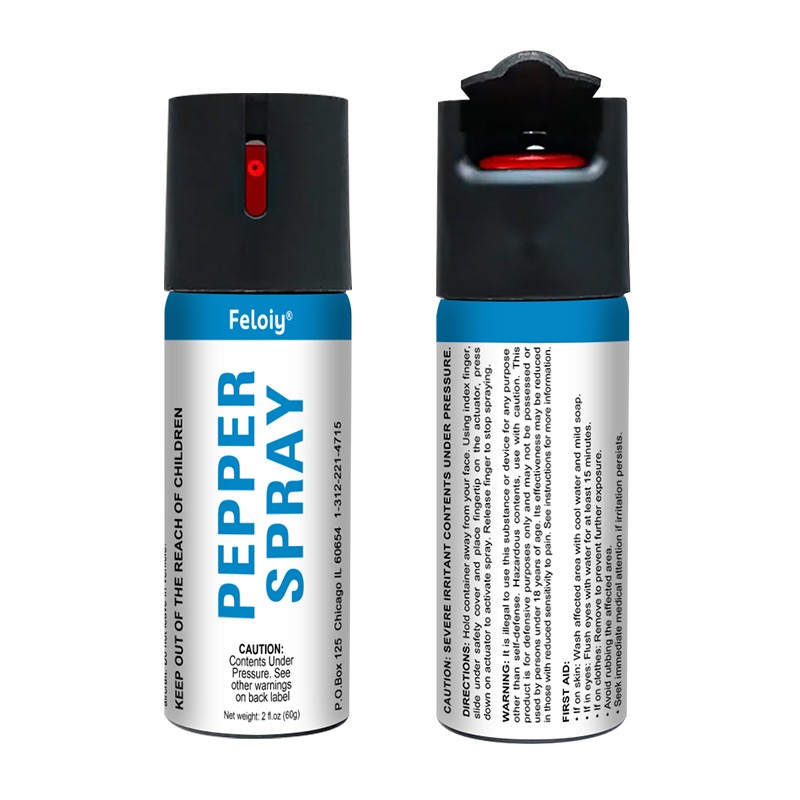 3 Pack Pepper Spray Keychain – Maximum Strength OC Spray Self Defense