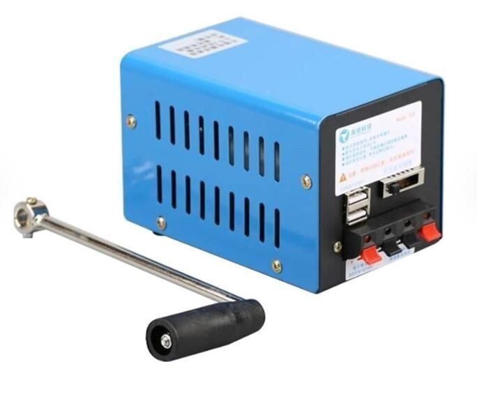 Hand Crank USB Generator 20W Emergency Power Supply for Outdoor Use