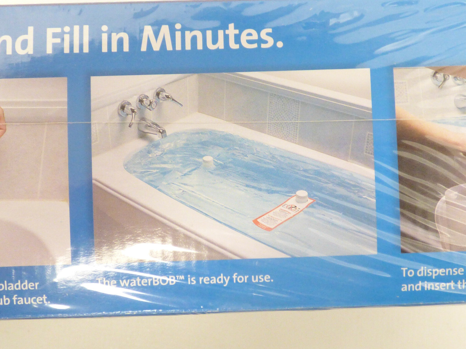 NEW WaterBOB Emergency Survival Bathtub 100 Gal BPA Free Drinking Water