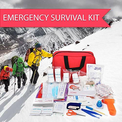 234 Piece First Aid Kit for Emergencies, Home, Office, Outdoors, Fully Stocked