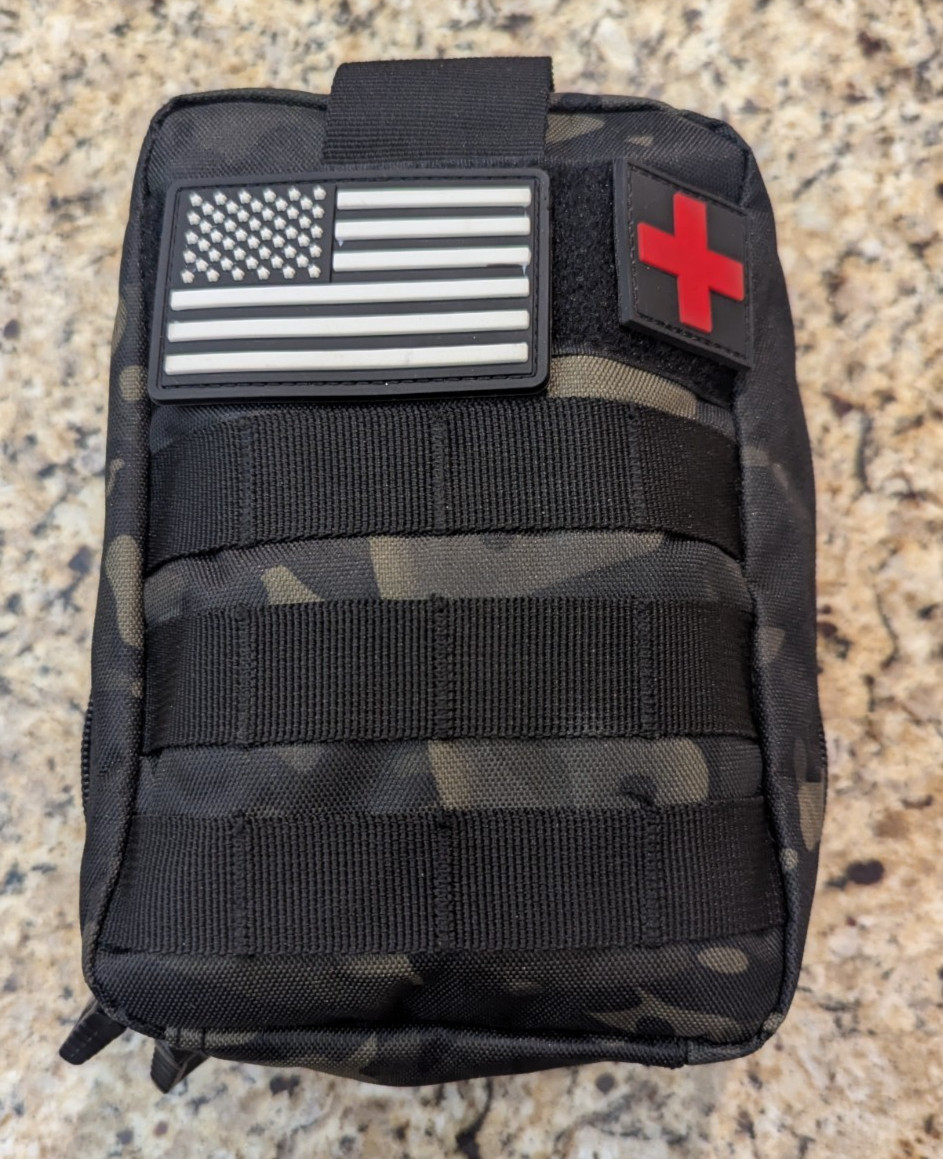 Emergency Kit 24-in-1 Survival Tools Outdoor Safety Compact Hiking Camping Camo