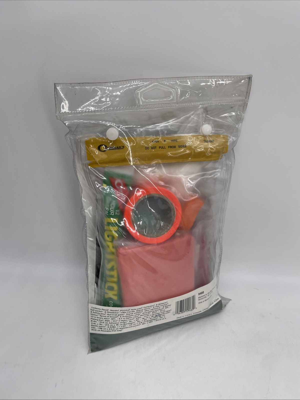 SURVIVAL FIRST AID KIT Ozark Trail Camp 9480 46 Pcs. Waterproof Pouch NEW