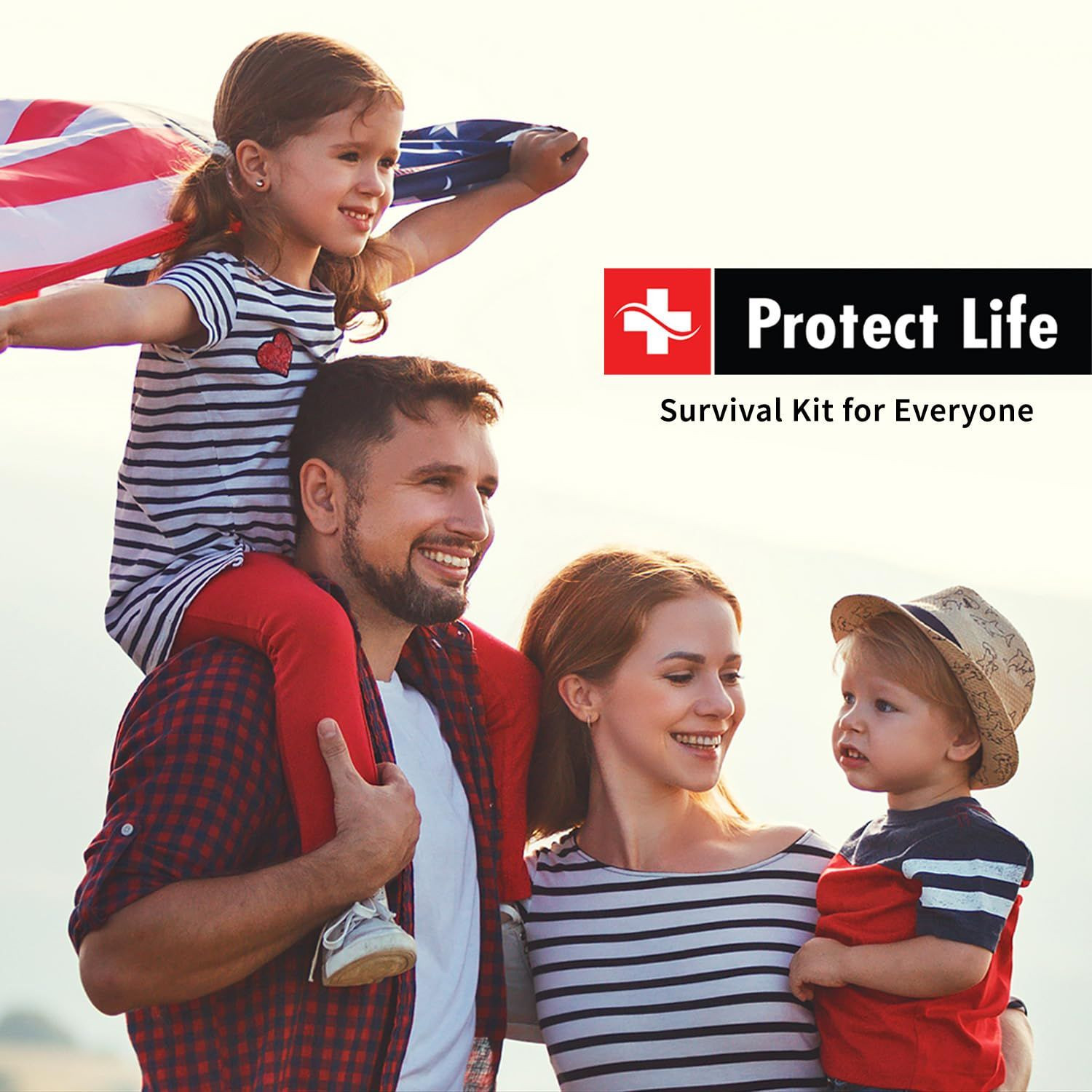 Protect Life Survival First Aid Kit 100 Piece Set, 100 Pieces (First Kit)