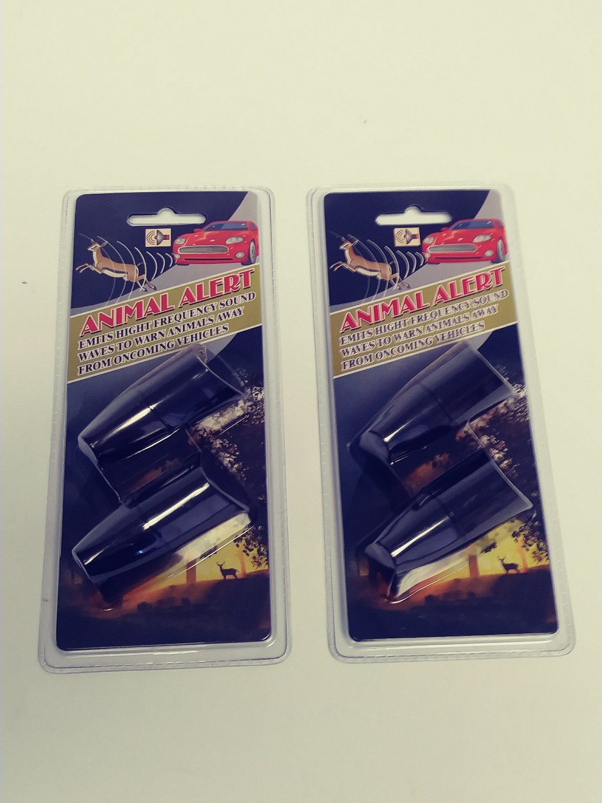Lot of 2 Deer Whistles Wildlife Warning Devices Animal Alert Car Accessories New