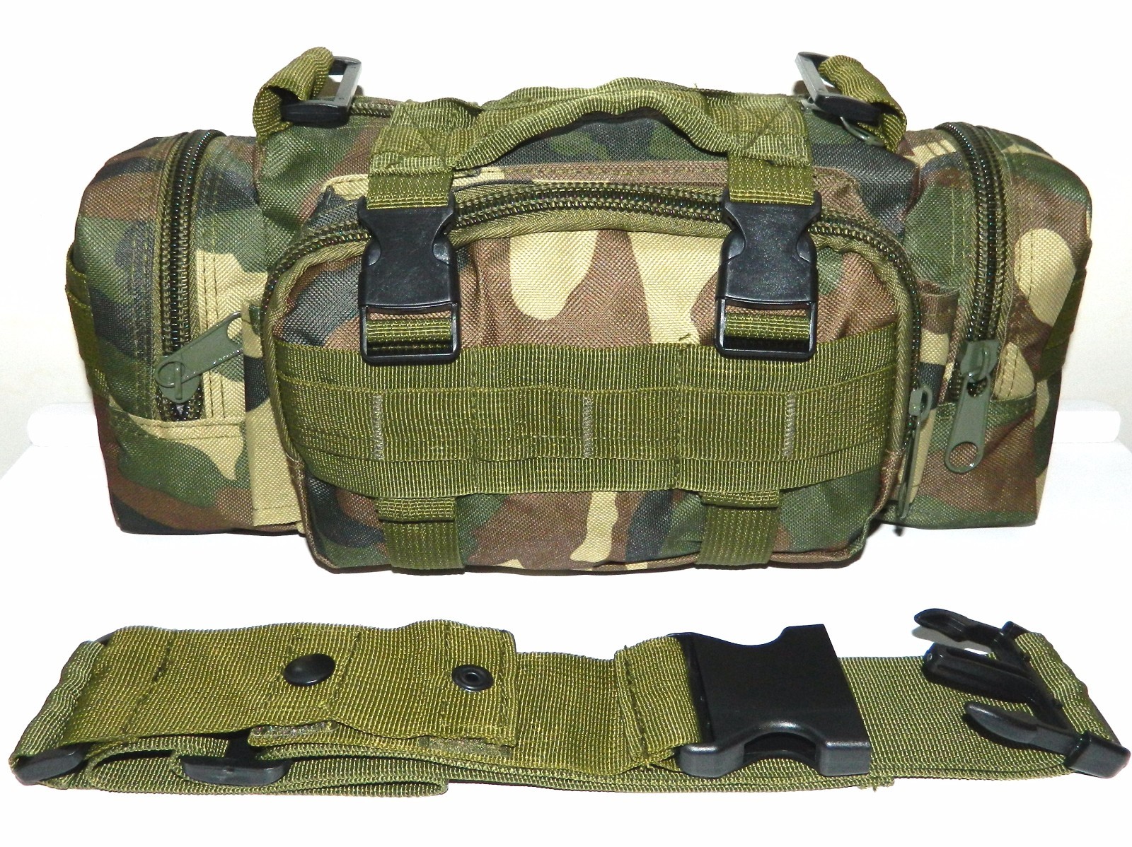 Molle Waist Shoulder Camping Hiking Tactical Utility Military Bag Pack Pouch NEW