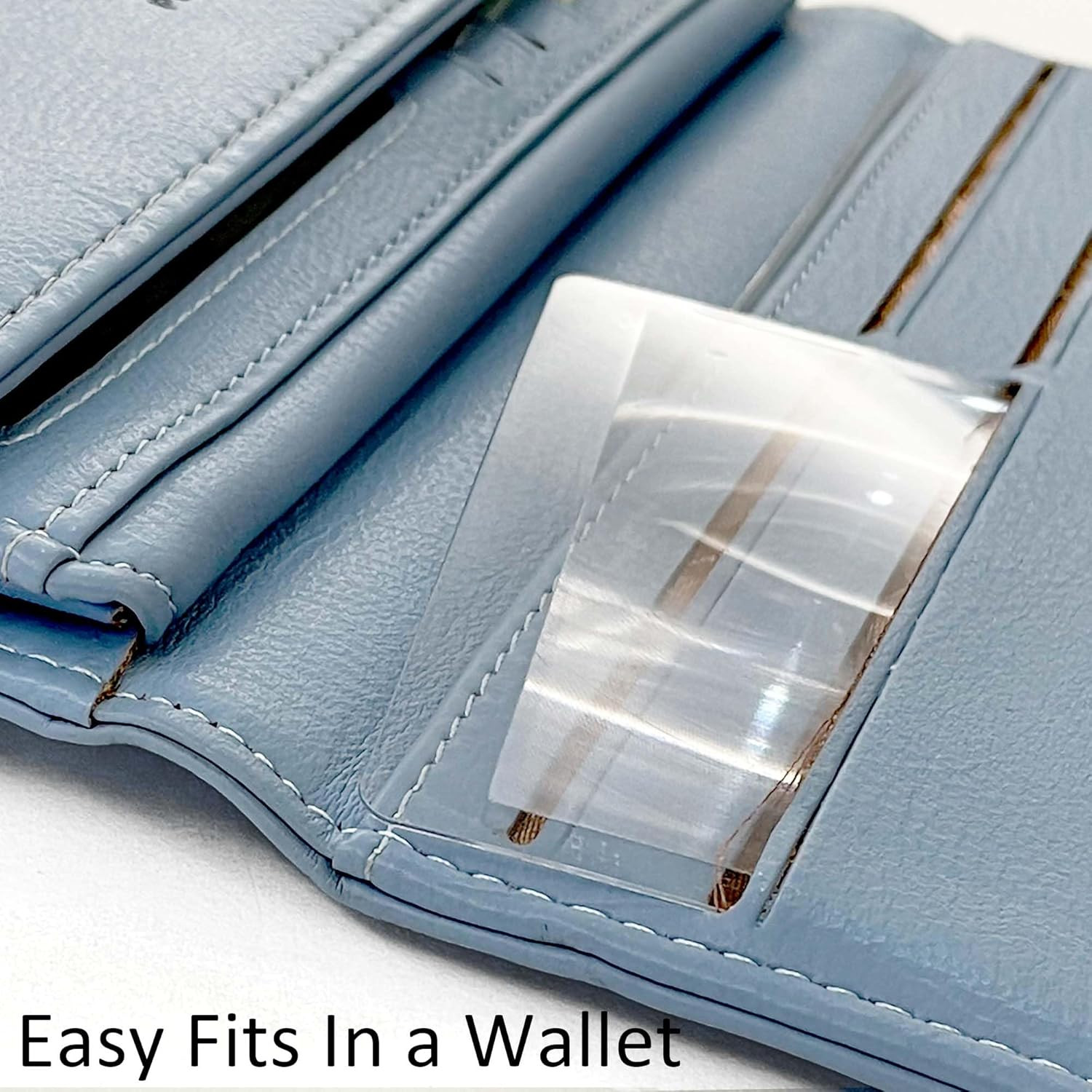 Magdepo 6 Pack Credit Card Size Magnifier Ruler Fire Starter Magnifying Glass Wa