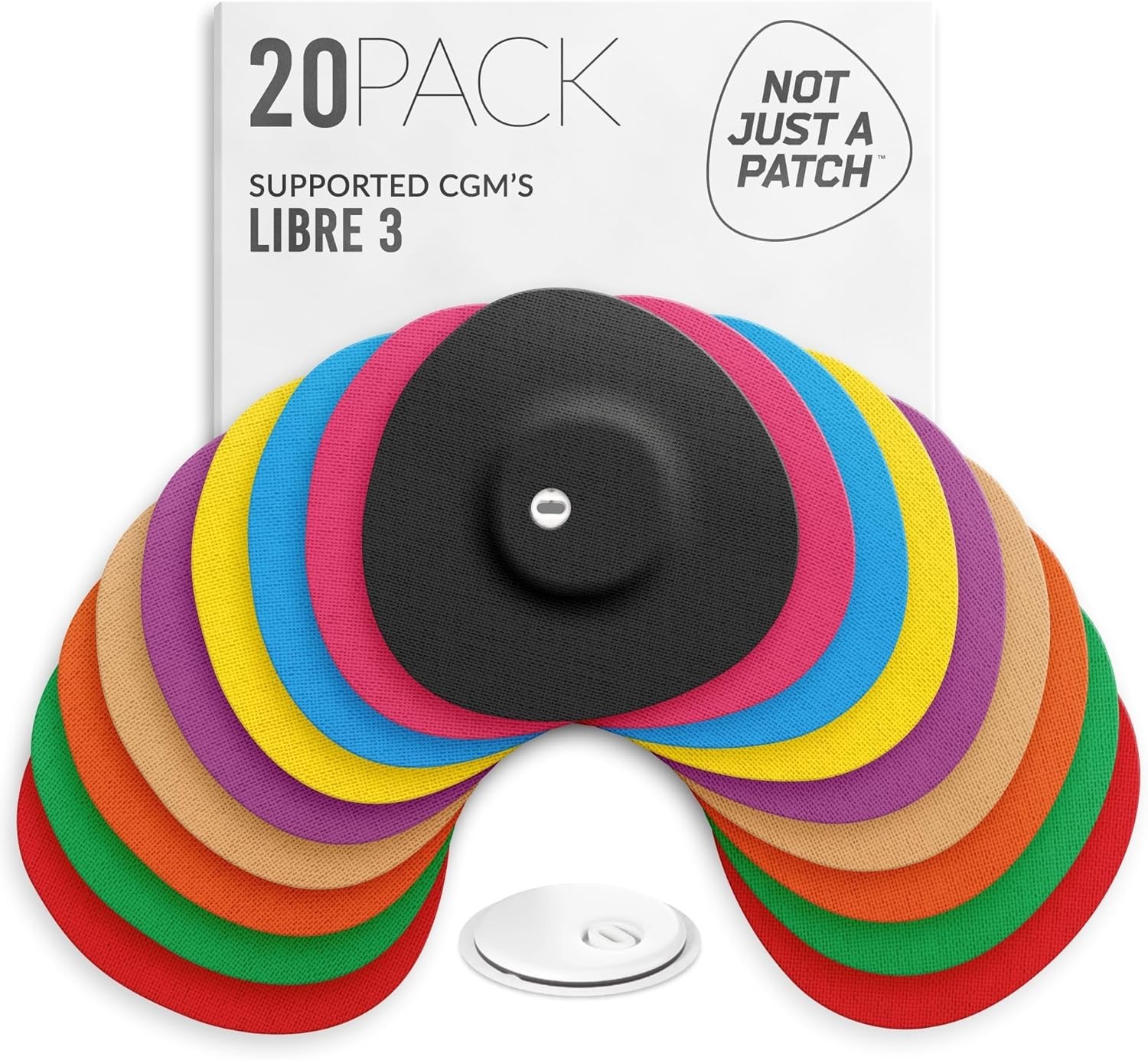 Freestyle Libre 3 Sensor Covers 20pk – Breathable, Sweatproof, Secure Hold, 1…