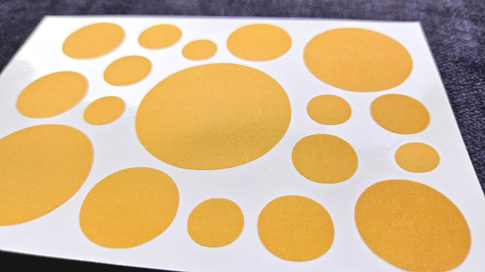 x-repair 18pcs Self Adhesive Repair Patches Circles Repair Stickers Nylon