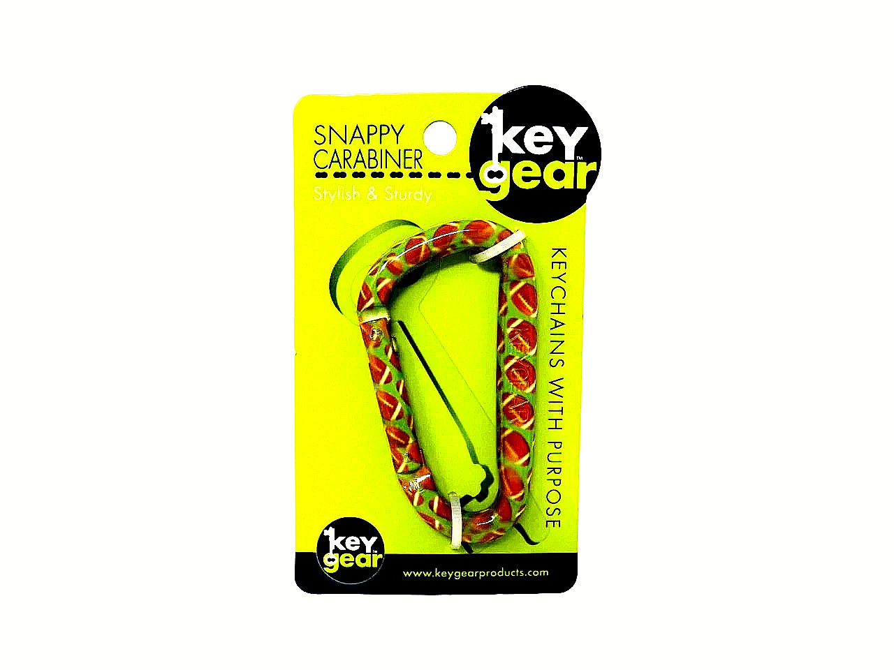 SNAPPY CARIBINER FOOTBALL bug out bag emergency tactical gift Keygear Gift
