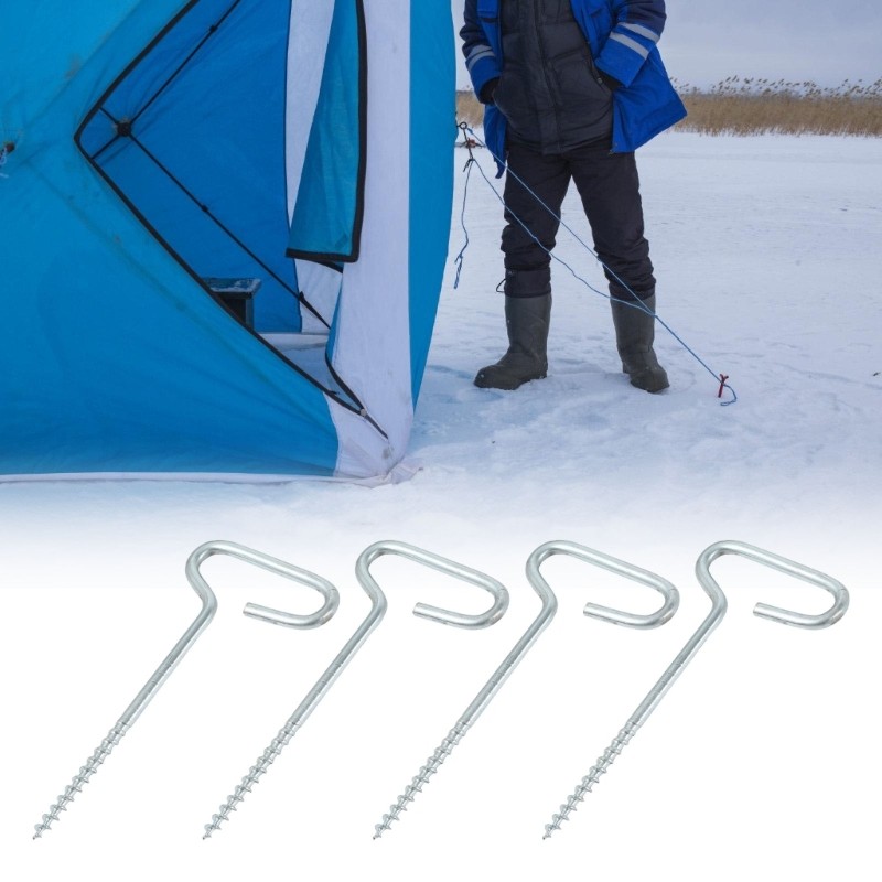 9pcs Outdoor Ground Camping Tent Stakes Anchors Pegs Windproofed Tent Stakes