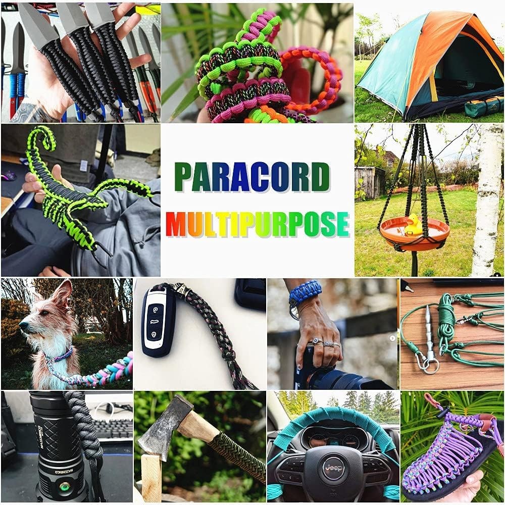 WEREWOLVES 28 Colors Paracord 550 Combo Crafting Kits 10 feet, 28 Colors-joy