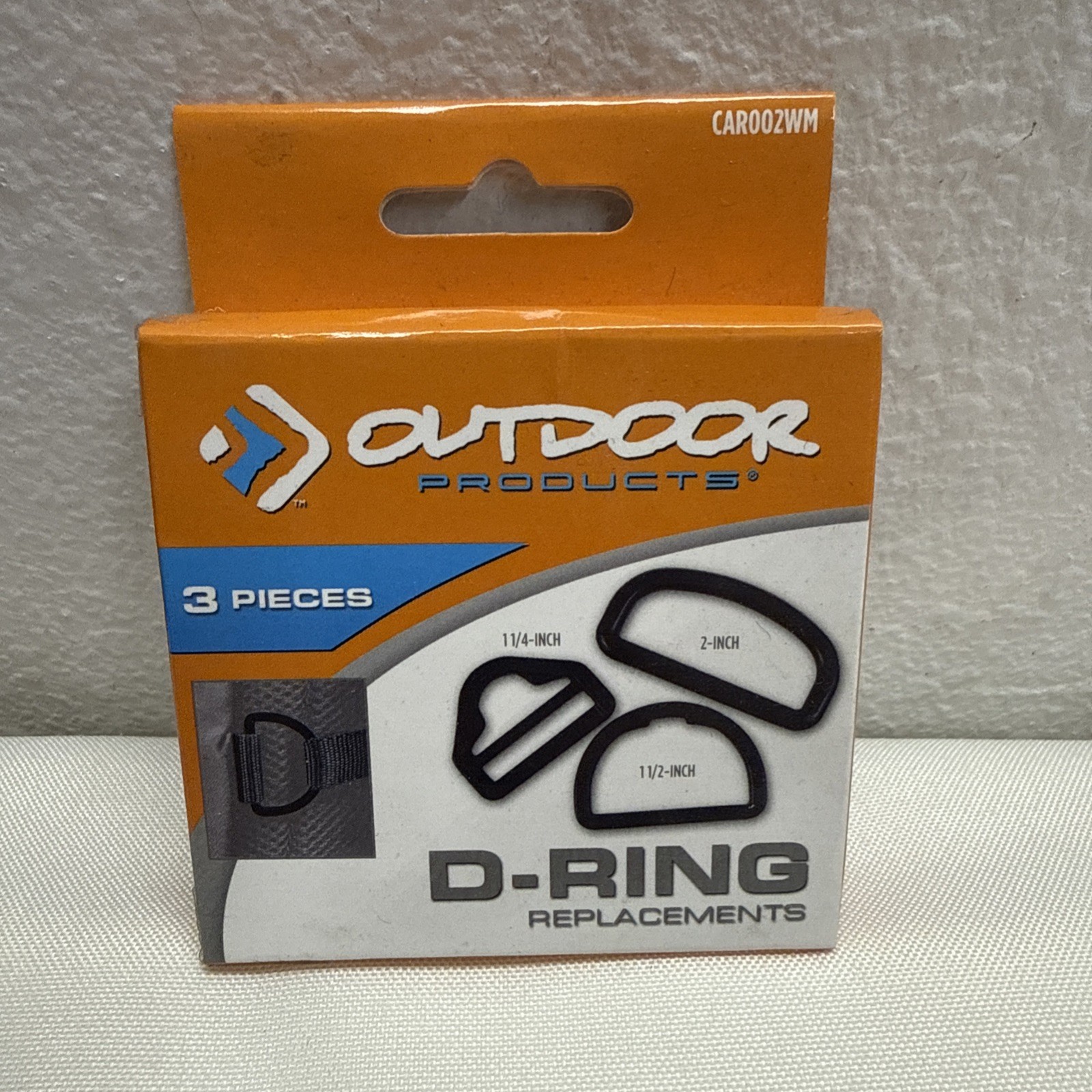 Outdoor Products D-Ring Replacements Asst Sizes Replace Broken Rings Repair Pack