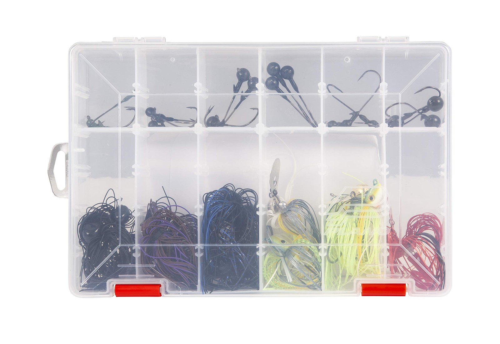 Plano Rustrictor StowAway Utility Box, Premium Tackle Storage 3600, Clear