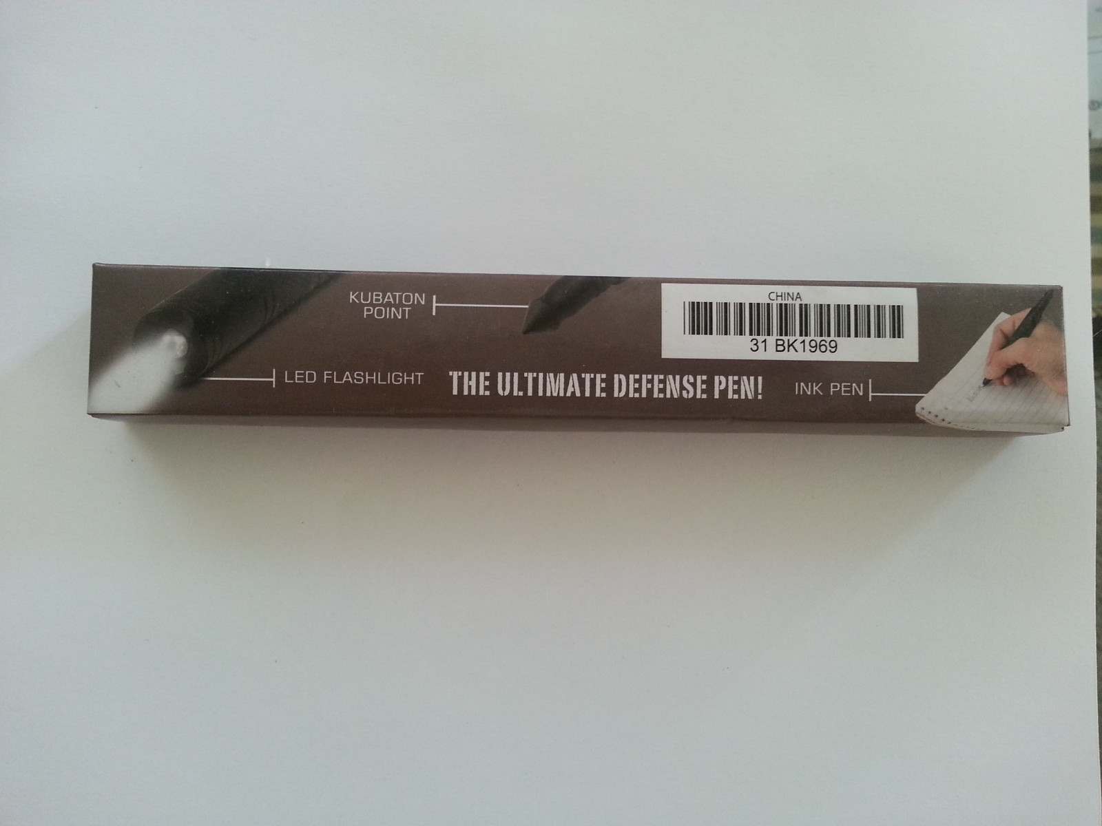 Budk Ultimate Warrior Defense Pen w/led light New Bk1969