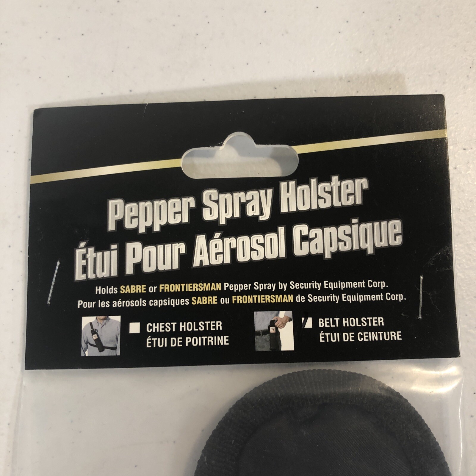 Nylon Holster for Camping OWB Chest Holds Sabre/Frontiersman Bear Deterrent 9oz