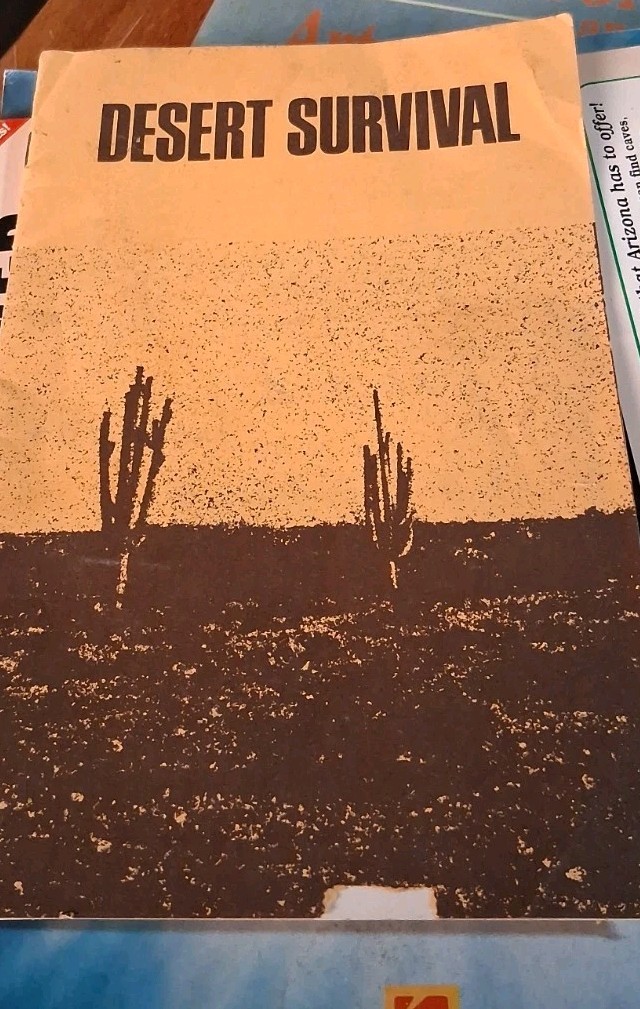 VINTAGE 1980 DESERT SURVIVAL BY KPNX NEWS 12 PHOENIX.