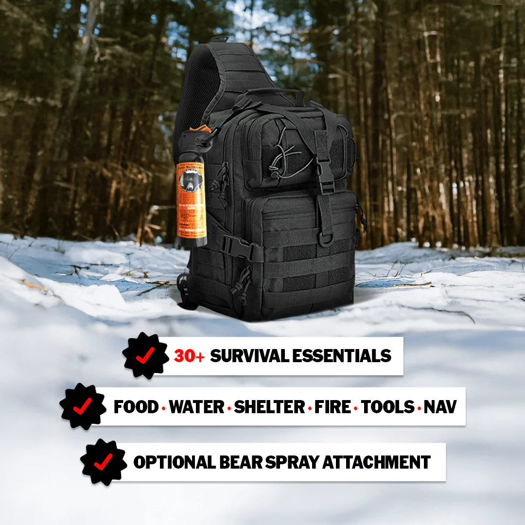 The Safe Trail “Survive All” Go Bag | 30+ Piece Survival Kit