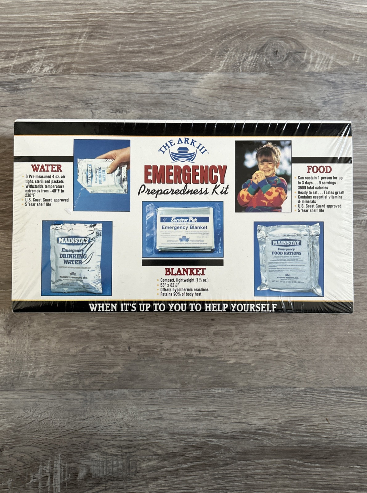The Ark III Food Water Survival Kit 3 Day New Factory Sealed**Made in the USA!