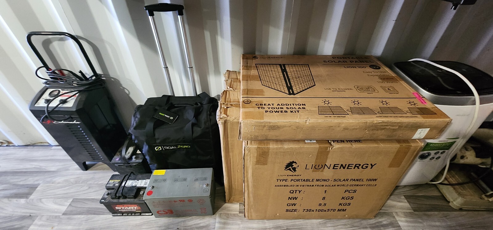 40′ Faraday Cage Shipping Container EMP Storage for Car Generator ATV Tools HDDs