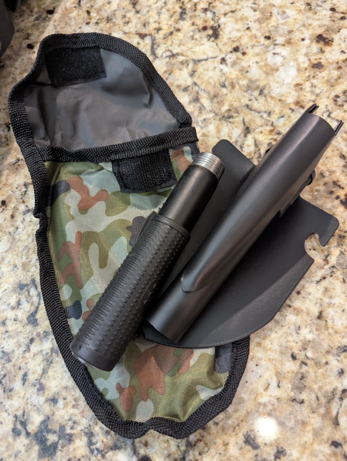 Emergency Kit 24-in-1 Survival Tools Outdoor Safety Compact Hiking Camping Camo
