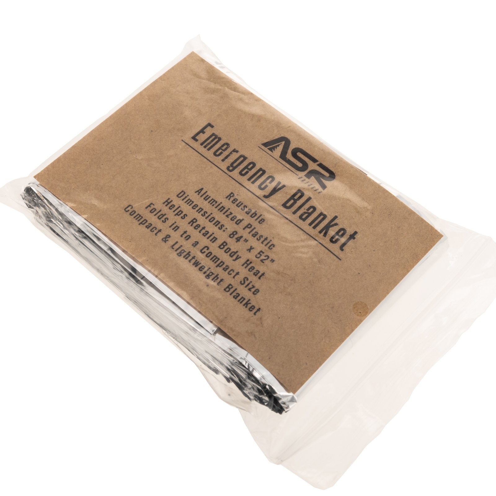 Emergency Outdoor Blanket Insulated Thermal Reflector Retains Body Heat 10 Pack
