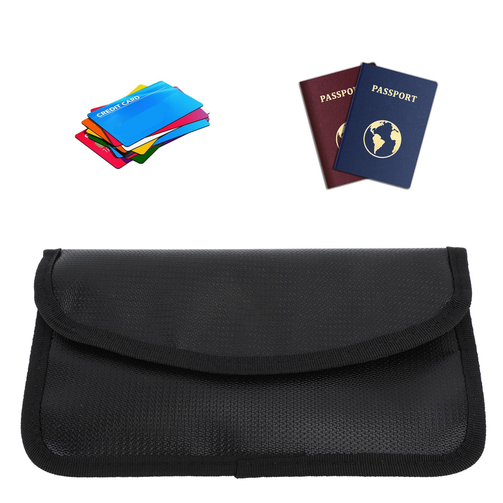 Fireproof Faraday Bag Radio Frequency Identification Signal Blocking Bag Wat Set