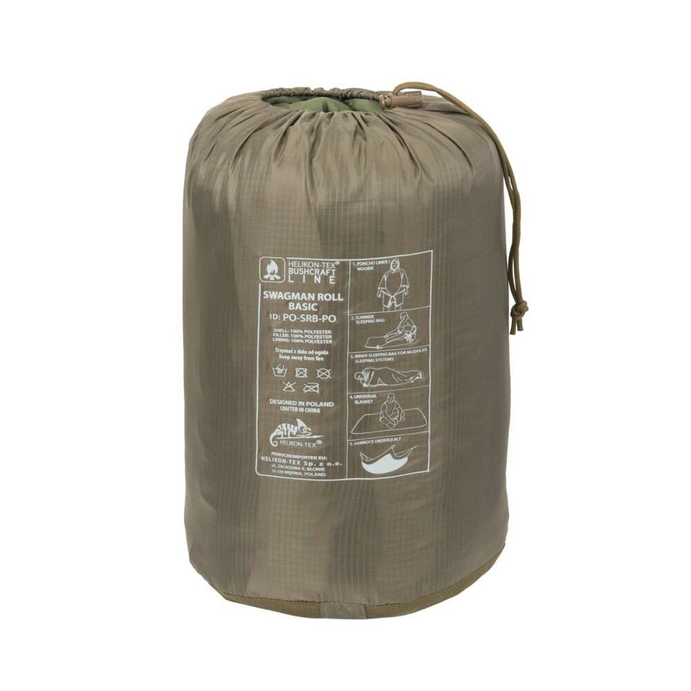 Helikon Tex Swagman Roll Basic Olive Green Outdoor Poncho Woobie Emergency Blanket