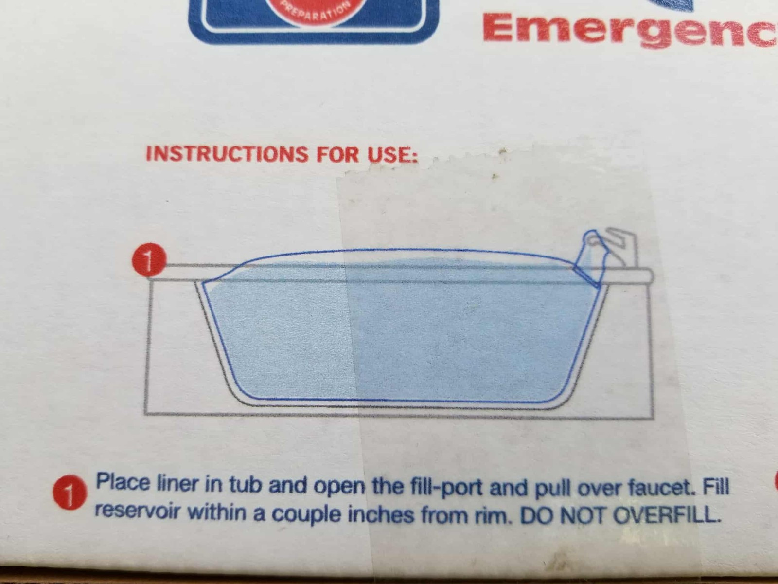 AquaPod Kit 65 gal Emergency Water Storage Drinking Water Container Home Bathtub