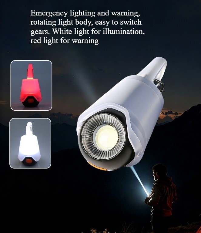 Lightweight Waterproof USB Rechargeable Flashlights Survival for Indoor Outdoor