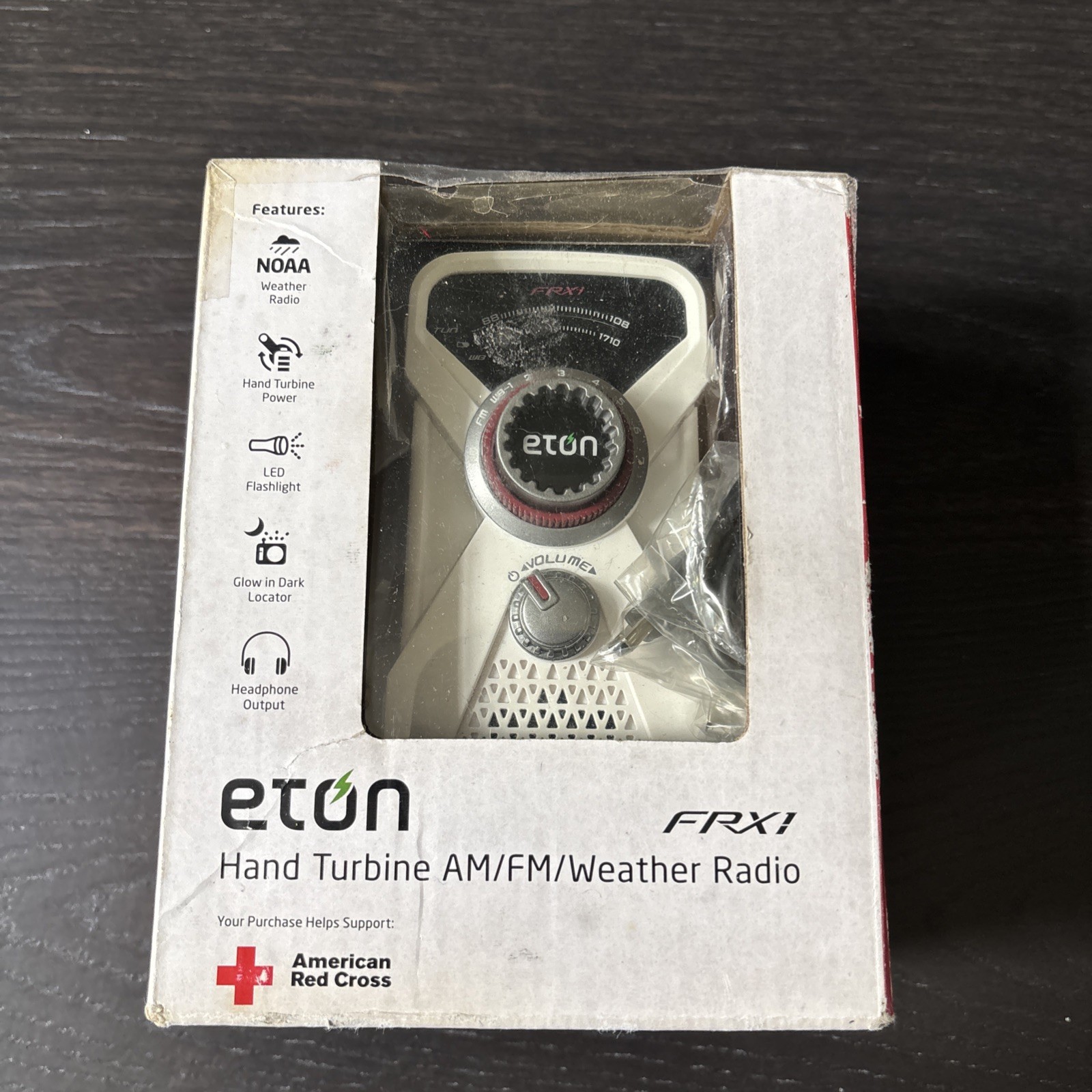 ETON FRX1 Hand Crank Turbine AM FM Weather Analog Radio NEW Prepping Emergency