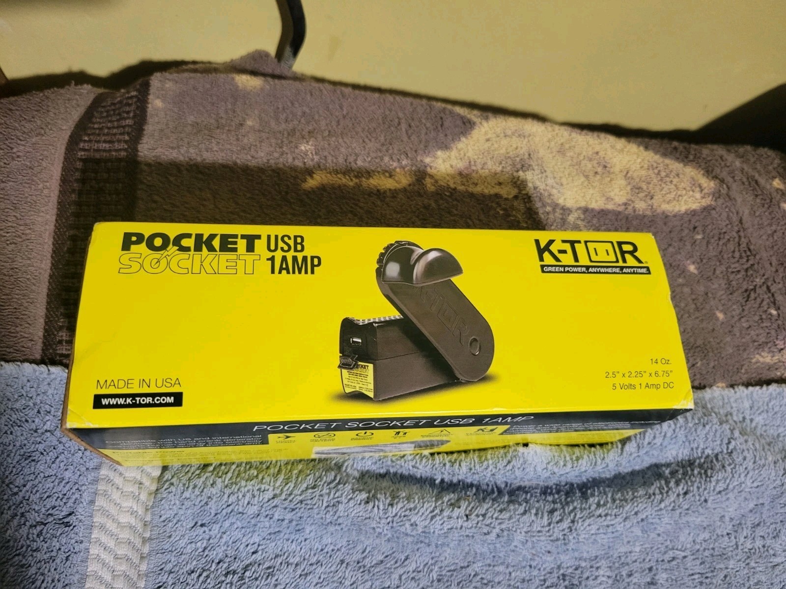K-Tor Pocket Socket USB 1 Amp Hand Crank Generator Chargers – Any USB Device