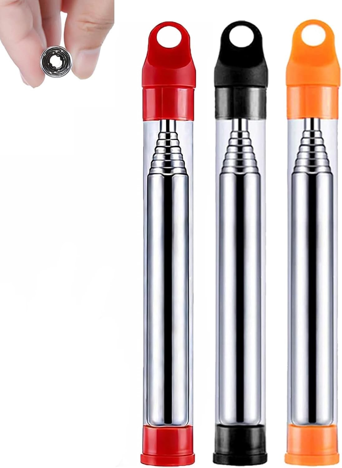 1~3PCS Outdoor Pocket Bellow Collapsible Fire Tools Camping Blow Fire Tube
