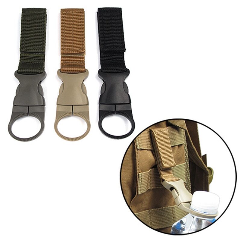 Outdoor Tactical Keychain Camping Equipment Backpack Buckle Survival Safe Tool