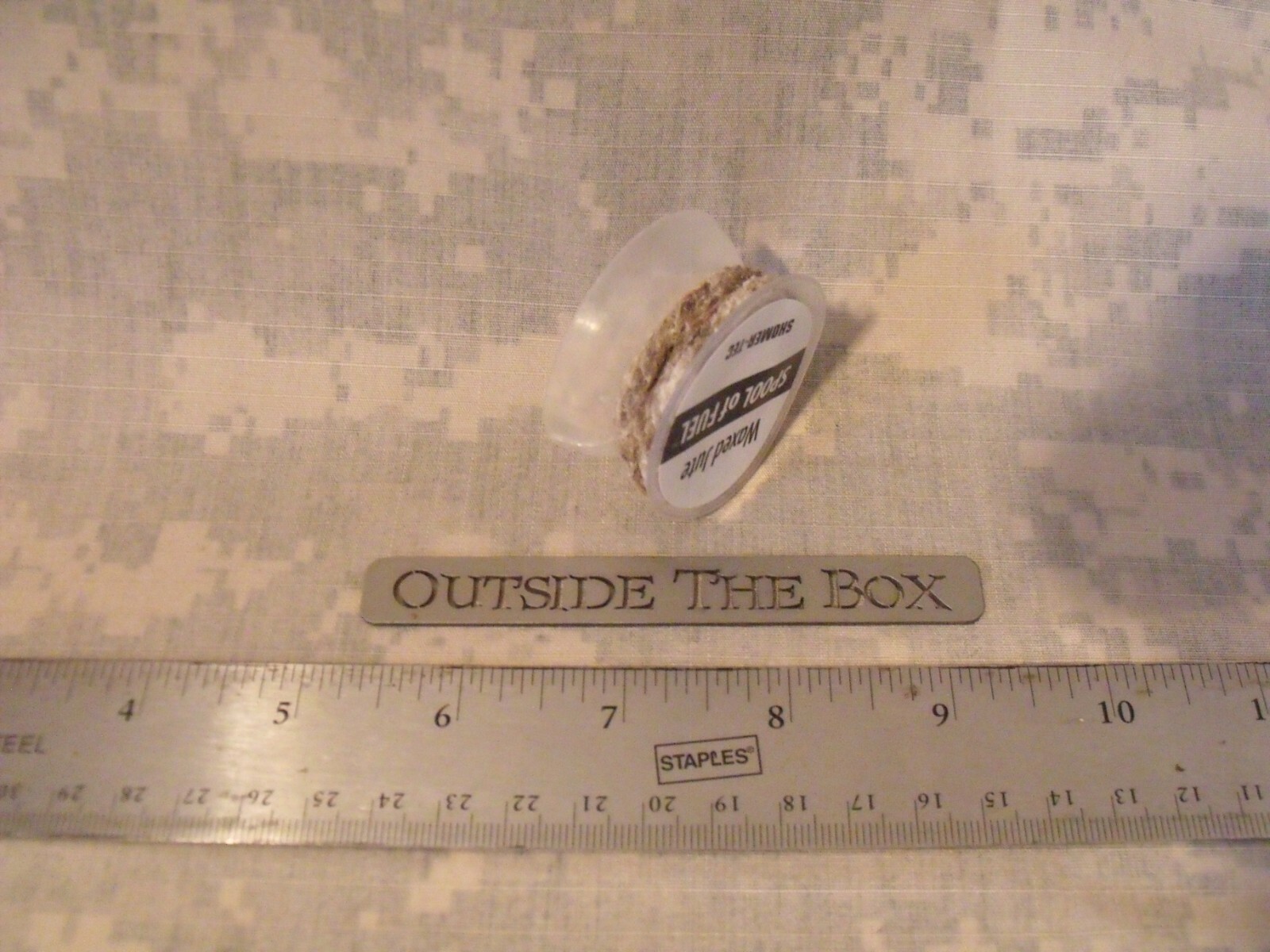 Emergency/Survival: Spool of Fuel, Waxed Jute Twine, 3 ply Natural Jute Twine