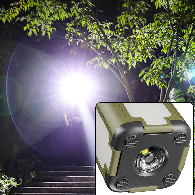 Versatile Outdoor Camping Lamp Charge & Foldable 4-Leaf Solar Light