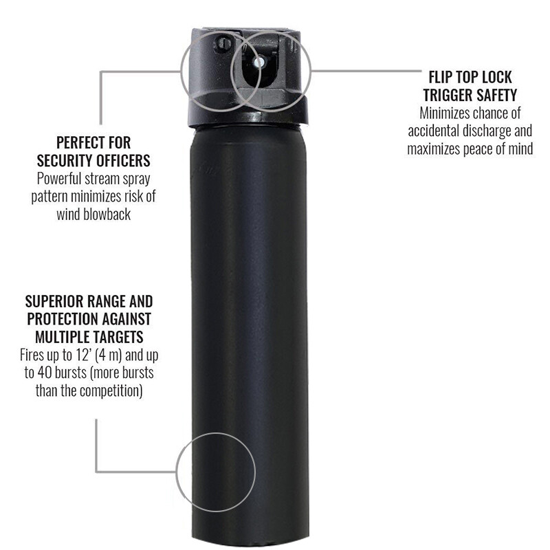 1/2/4 Pack Pepper Spray Self Defense Max Strength Security – 3.7 fl oz