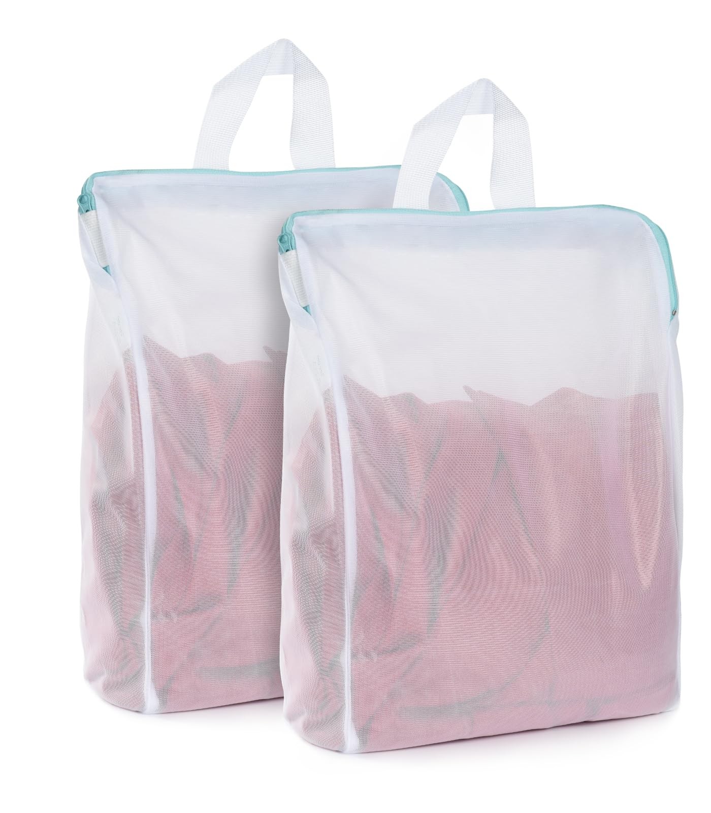 OTraki 12×16 Inch Mesh Laundry Bag 2 Pack Small Lingerie 12 x 16 inch, White