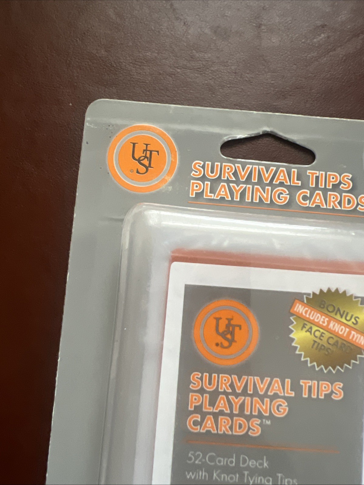 Playing Cards Survival Tips Ultimate Survival Gear PLASTIC CASE Prepping Prepper