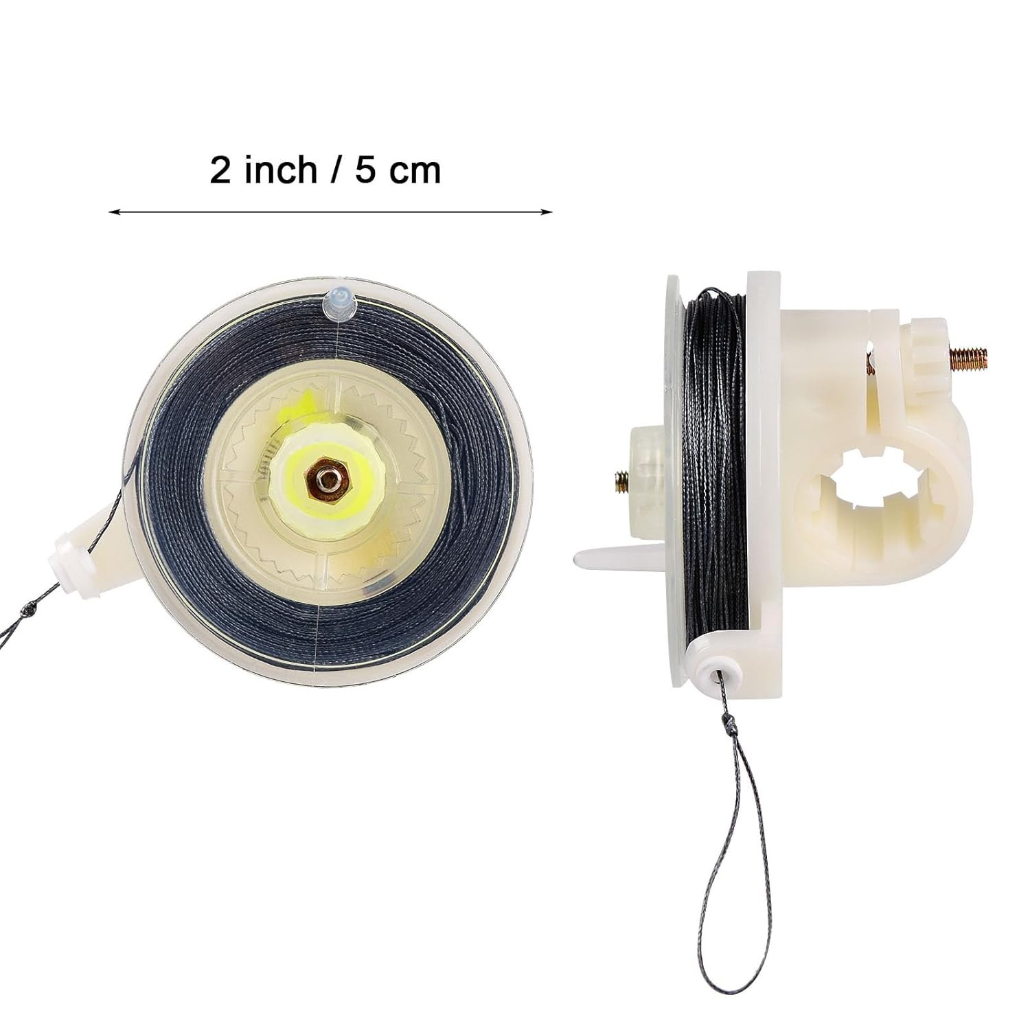 2 Pcs Trip Wire on Reel (85ft) for Perimeter Alarm & Camping Security