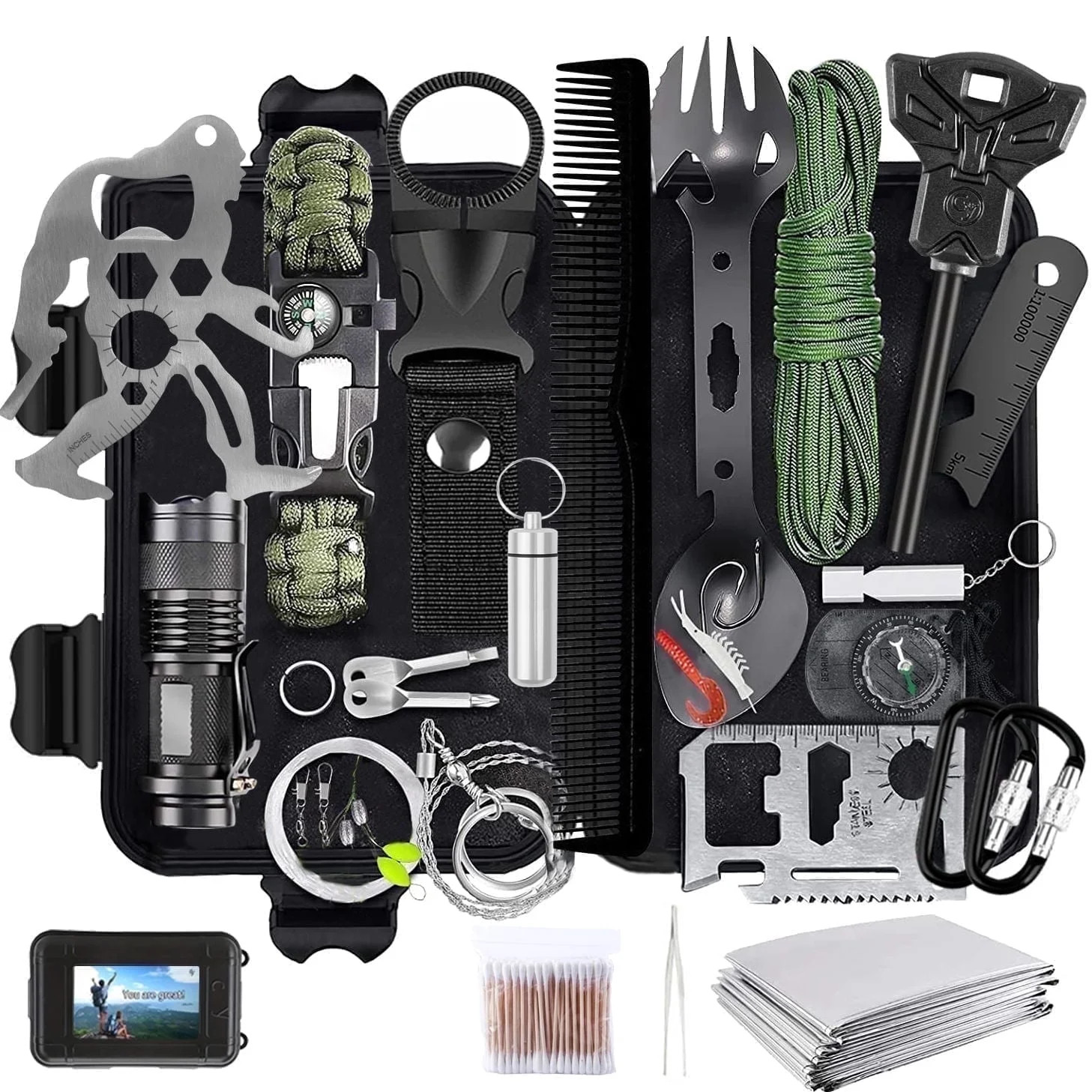 57pc Emergency Survival Kit Outdoor Camping Tools Gift